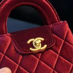 Chanel Velvet Nano Kelly Re Edition Red 13Cm - Image 5