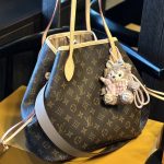 Louis Vuitton Neverfull Bandoulière Inside Out MM Beige 31cm M11948 - Image 6