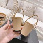 Chanel Slingbacks Grosgrain Beige & Black G31318 Y50006 C8378 - Image 9