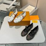 Louis Vuitton X Takashi Murakami Romy Flat Ballerina Black 1agvc3 - Image 9