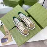 Gucci Tennis 1977 Sneaker Beige Abony 606111 Hvk20 9766 - Image 9
