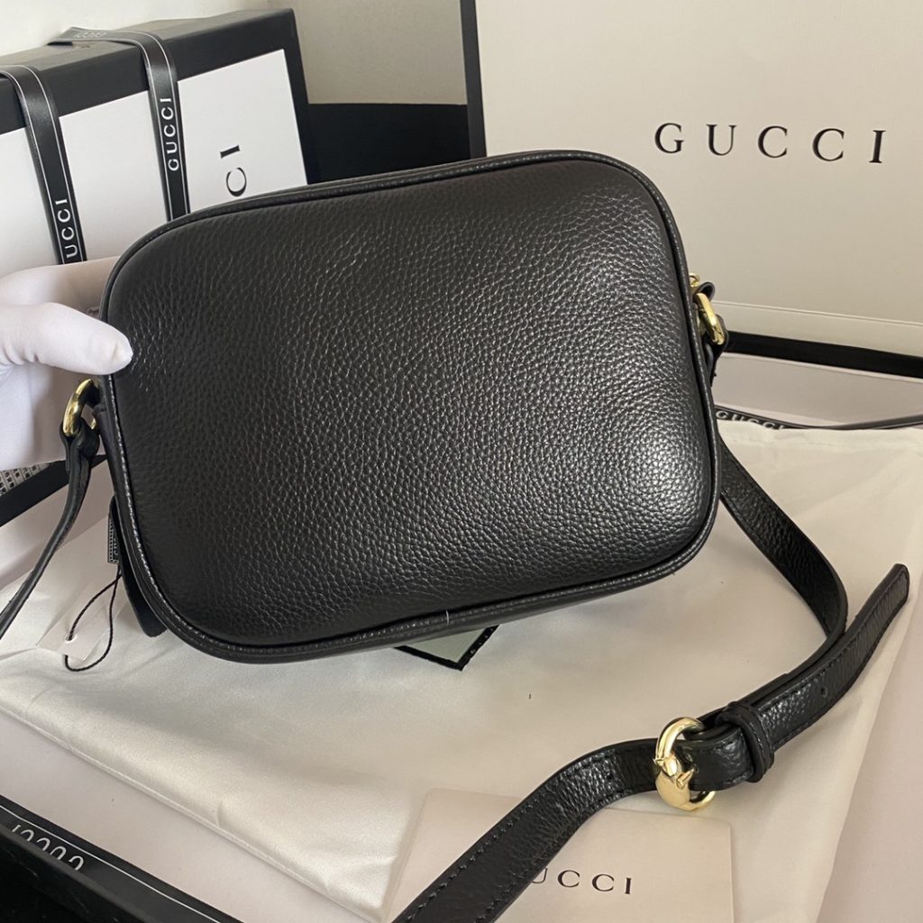 Gucci Soho Small Leather Disco Bag Black 308364 A7M0G 1000 - Image 7