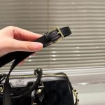 Gucci Small Jumbo GG Canvas Duffle Bag Black 30Cm - Image 7