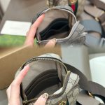 Gucci Gg Ophidia Small Shoulder Bag Grey 18Cm - Image 10