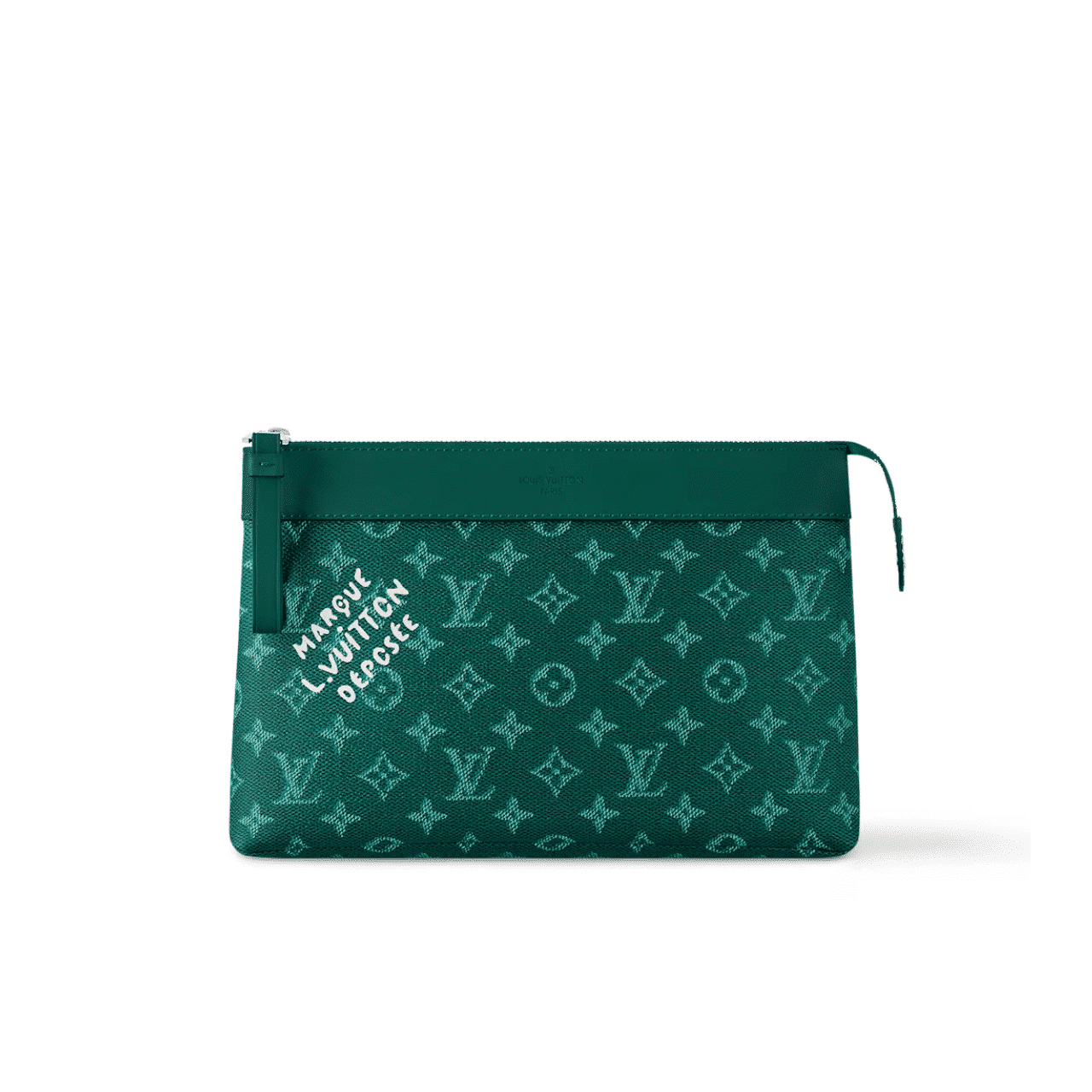 79.png Louis Vuitton Pochette Voyage Souple Green 21Cm M12665 - Image 1
