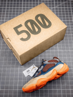 Adidas Yeezy 500 Blue Orange - Image 2