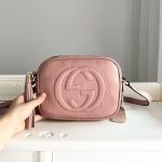 Gucci Soho Small Disco Bag Pink Leather 21Cm 308364 A7M0G 2754 - Image 3
