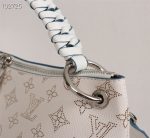 Louis Vuitton Beaubourg Hobo MM Mahina Perforated Leather Shoulder Bag White 32cm M58482 - Image 6