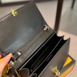 Fendi Logo Embossed Kan I Black 24Cm - Image 3