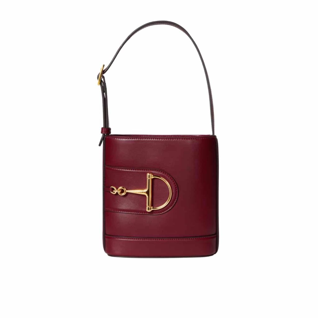 Gucci 73 Small Bucket Bag Rosso Ancora Red Smooth Leather 20Cm 833665 AAEC2 6207 - Image 2
