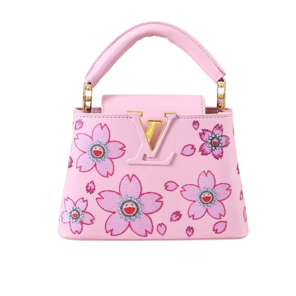 Louis Vuitton X Takashi Murakami Capucines Mini Pink 21Cm M13249 - Image 2
