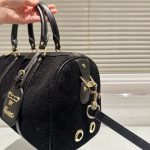 Gucci Small Jumbo GG Canvas Duffle Bag Black 30Cm - Image 8