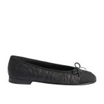 Chanel Ballet Flats Embroidered Fabric And Grosgrain Black G02819 B21026 94305 - Image 7