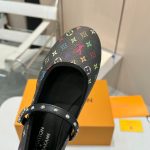 Louis Vuitton X Takashi Murakami Romy Flat Ballerina Black 1agvc3 - Image 4