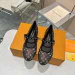 Louis Vuitton X Takashi Murakami Romy Flat Ballerina Black 1agvc3 - Image 3