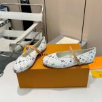 Louis Vuitton X Takashi Murakami Romy Flat Ballerina White 1agvfm - Image 4