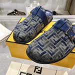 Fendi Feel Ff Mules Denim Blue 8r8448akzpf1pz7 - Image 7