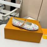 Louis Vuitton X Takashi Murakami Romy Flat Ballerina White 1agvfm - Image 7