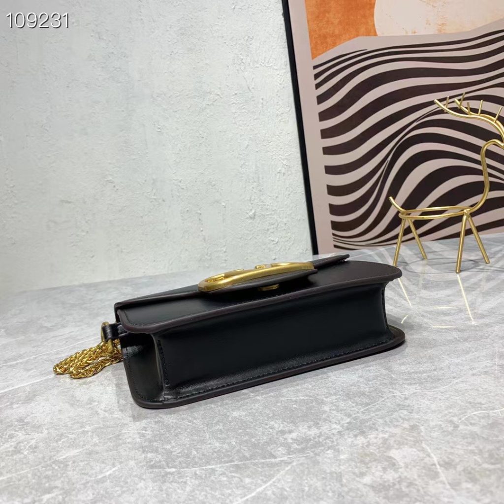 Valentino Locò Small Shoulder Bag In Black 7W2B0K53ZXL 0NO - Image 6