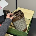 Gucci Horsebit 1955 Small Bucket Bag Brown 18Cm - Image 9