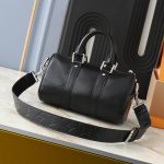 Louis Vuitton Keepall Cargo Bandouliere 25 Black 25cm M13988 - Image 7