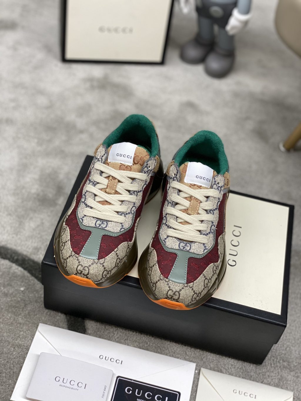 Gucci Women'S Gg Rhyton Sneaker ‎619891 99Wg0 6060 - Image 5
