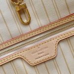 Louis Vuitton Neverfull GM Damier Azur Canvas Tote Bag Beige 39cm N40602 - Image 11