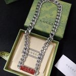 Gucci Trademark Enamel Chain Necklace In 925 Sterling Silver 814978 J8410 8166 - Image 4