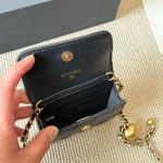 Chanel Clutch With Chain Pearl Crush Gold Black 15Cm Ap1628 B02916 94305 - Image 6