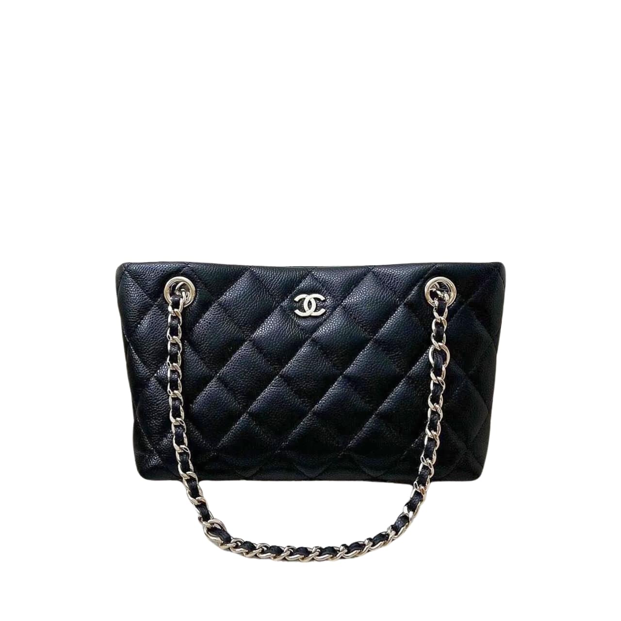 91-7.jpg Chanel Clutch With Chain Bag Black 20cm - Image 1