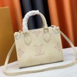 Louis Vuitton Onthego PM Monogram Pattern Beige 25Cm M46629 - Image 9