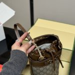 Gucci Horsebit 1955 Small Bucket Bag Brown 18Cm - Image 5