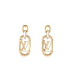 Louis Vuitton Everyday Chain Lv Earrings Gold And Silver