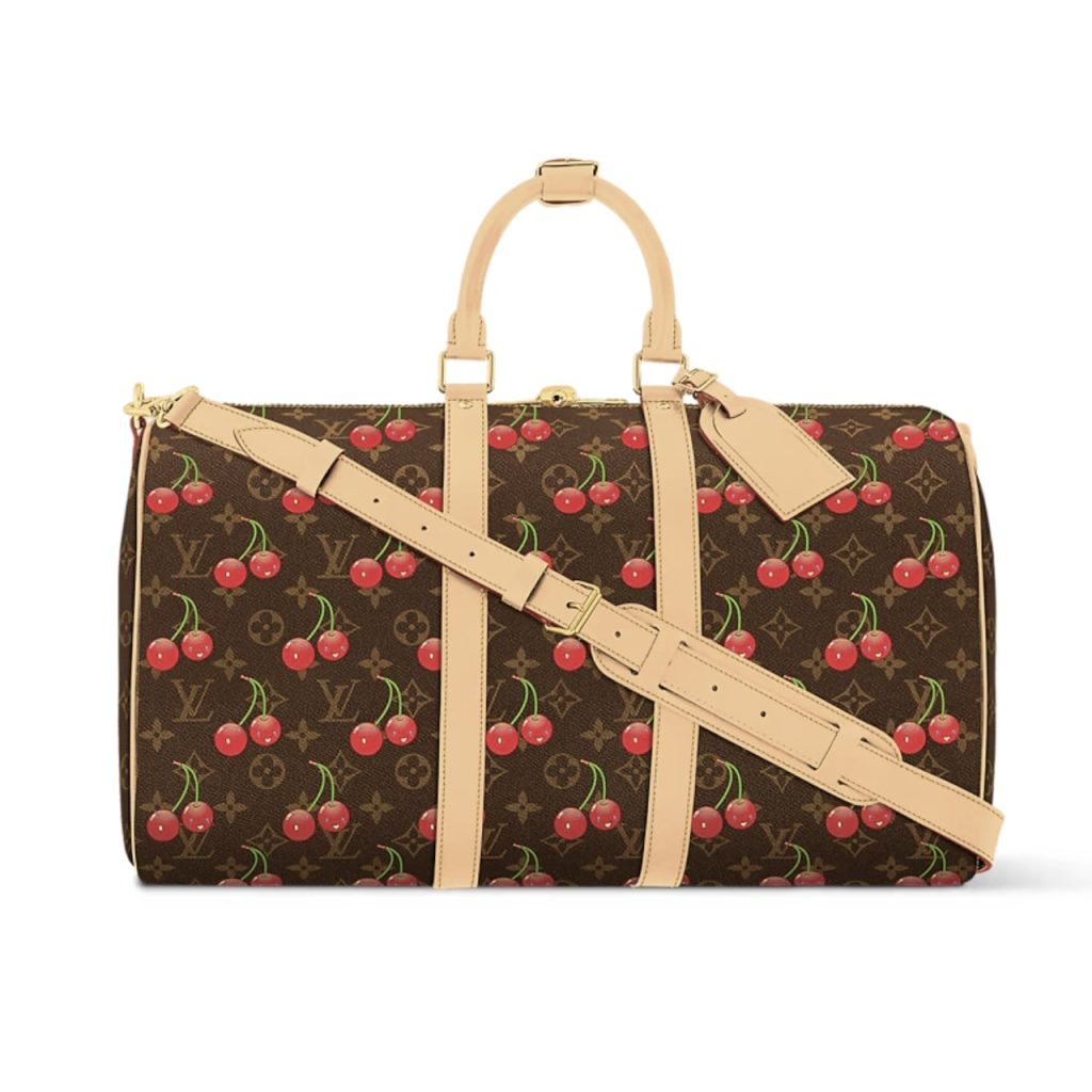 Louis Vuitton X Takashi Murakami Keepall Bandoulière 45 Monogram Brown M13764 - Image 2