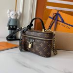 Louis Vuitton Vanity Chain Pouch Monogram Reverse Canvas Brown 19Cm M47125 - Image 5