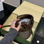 Gucci Horsebit 1955 Small Bucket Bag Brown 18Cm - Image 6