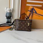Louis Vuitton Vanity Chain Pouch Monogram Reverse Canvas Brown 19Cm M47125 - Image 4
