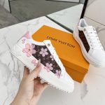 Louis Vuitton X Takashi Murakami Time Out Sneaker White 1AGWOL - Image 7