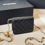 Chanel Clutch With Chain Pearl Crush Gold Black 15Cm Ap1628 B02916 94305 - Image 8