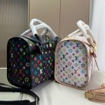 Louis Vuitton X Takashi Murakami Dog Bag Multicolore Blanc 40Cm M13741 - Image 8