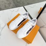 Louis Vuitton X Takashi Murakami Time Out Sneaker White 1AGWOL - Image 8