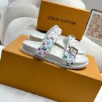 Louis Vuitton X Takashi Murakami Bom Dia Flat Comfort Mule White 1agxtv - Image 3