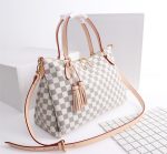 Louis Vuitton Lymington Damier Azur Canvas Beige 35Cm N40022 - Image 3