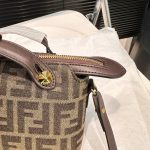 Fendi By The Way Soft Medium Brown Ff Jacquard Fabric Bag 27Cm 8Bl155Afpmf1Gl7 - Image 6