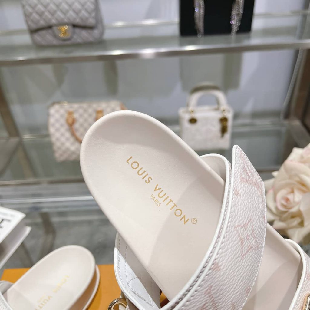 Louis Vuitton Bom Dia Flat Comfort Mule Dune Beige 1Ahmt7 - Image 9