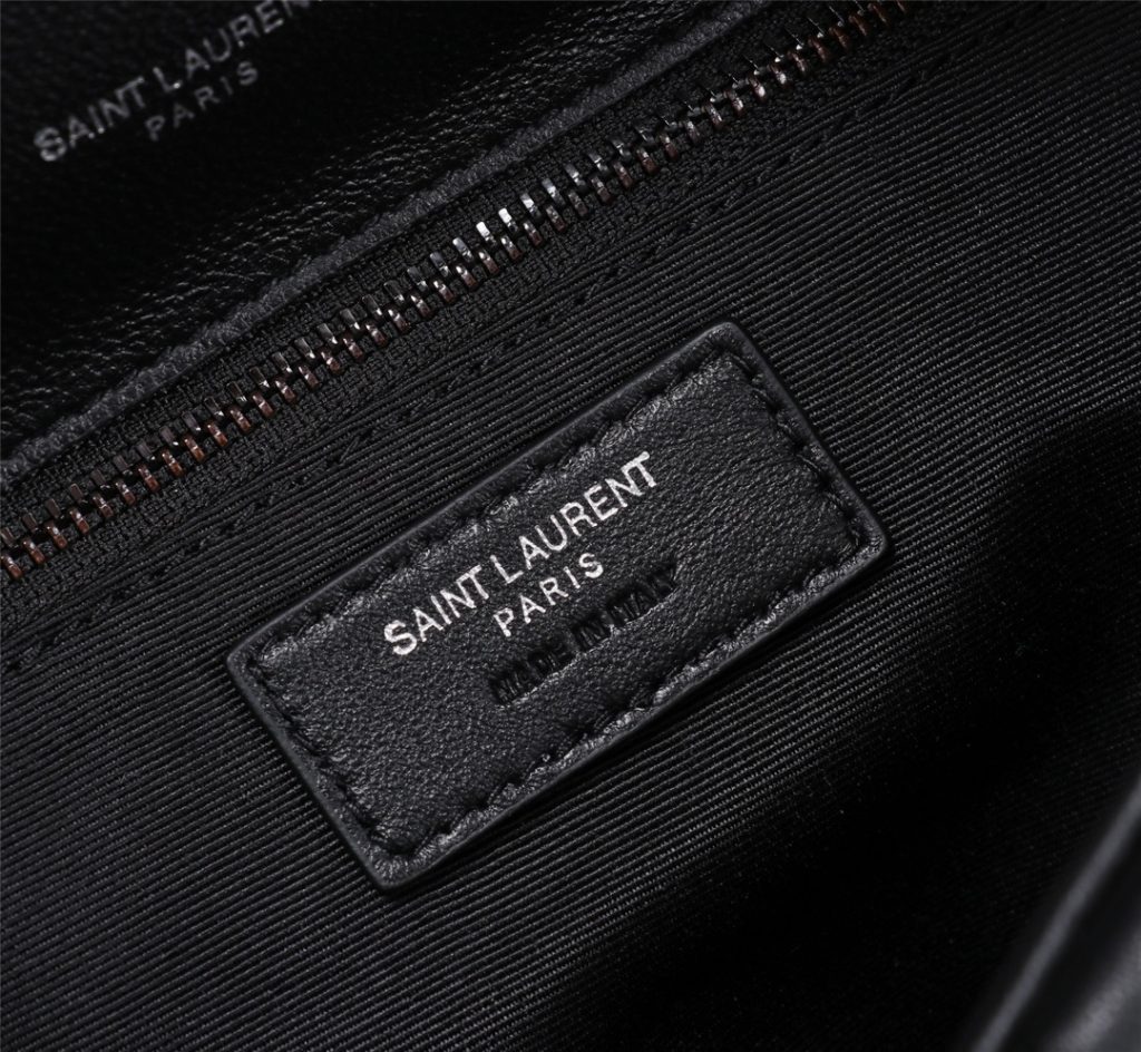 Saint Laurent Puffer Small Chain Bag In Quilted Black Noir 5774761El081000 - Image 7