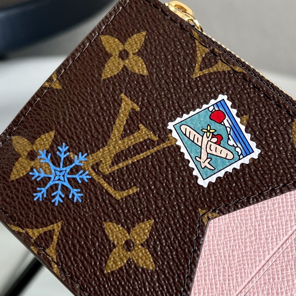 Louis Vuitton Romy Card Holder Monogram Snowy Pearl 12Cm M15333 - Image 10