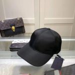 Prada Renylon Baseball Cap Black - Image 3