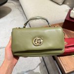 Gucci GG Milano Mini Top Handle Bag Olive Green 21Cm 806017 AAD5X 3037 - Image 3
