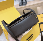 Fendi C'Mon Small Brown Ff Jacquard Fabric Bag 20Cm 8Bs082Aq08F1Mje - Image 8